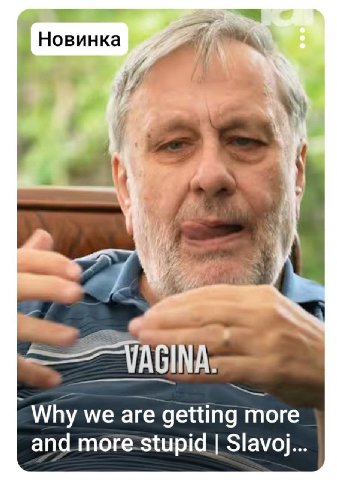 Новинка Why are getting more and more-stupid Slavoj...