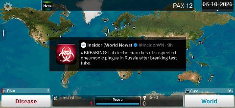 News 05 10 2026 PAX-1 2) А 1 Insider (World News) #BREAKING: Lab technician dies of suspected pneumonic plague in Russia after breaking test tube. 0% Dead World Disease