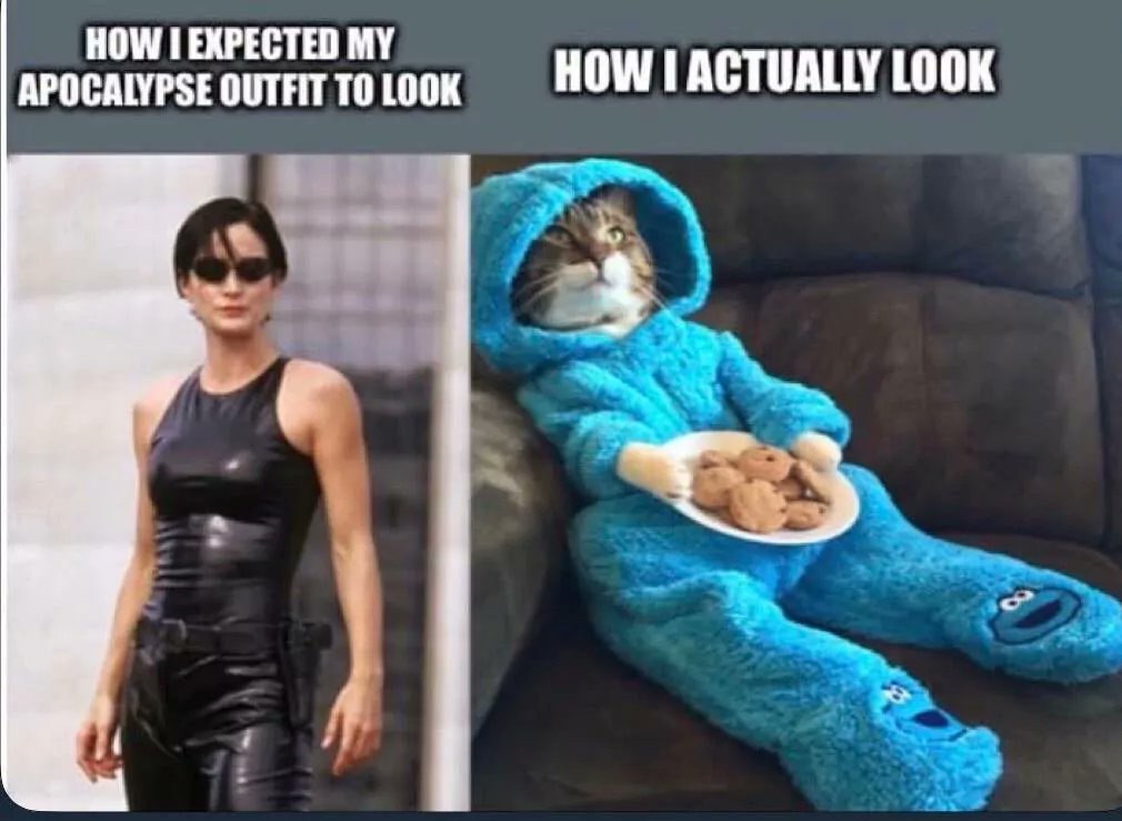 HOW EXPECTED MY APOCALYPSE OUTFIT TO LOOK HOW ACTUALLY LOOK