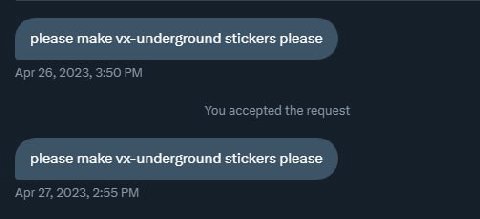 please make vx-underground stickers please please make vx-underground stickers please