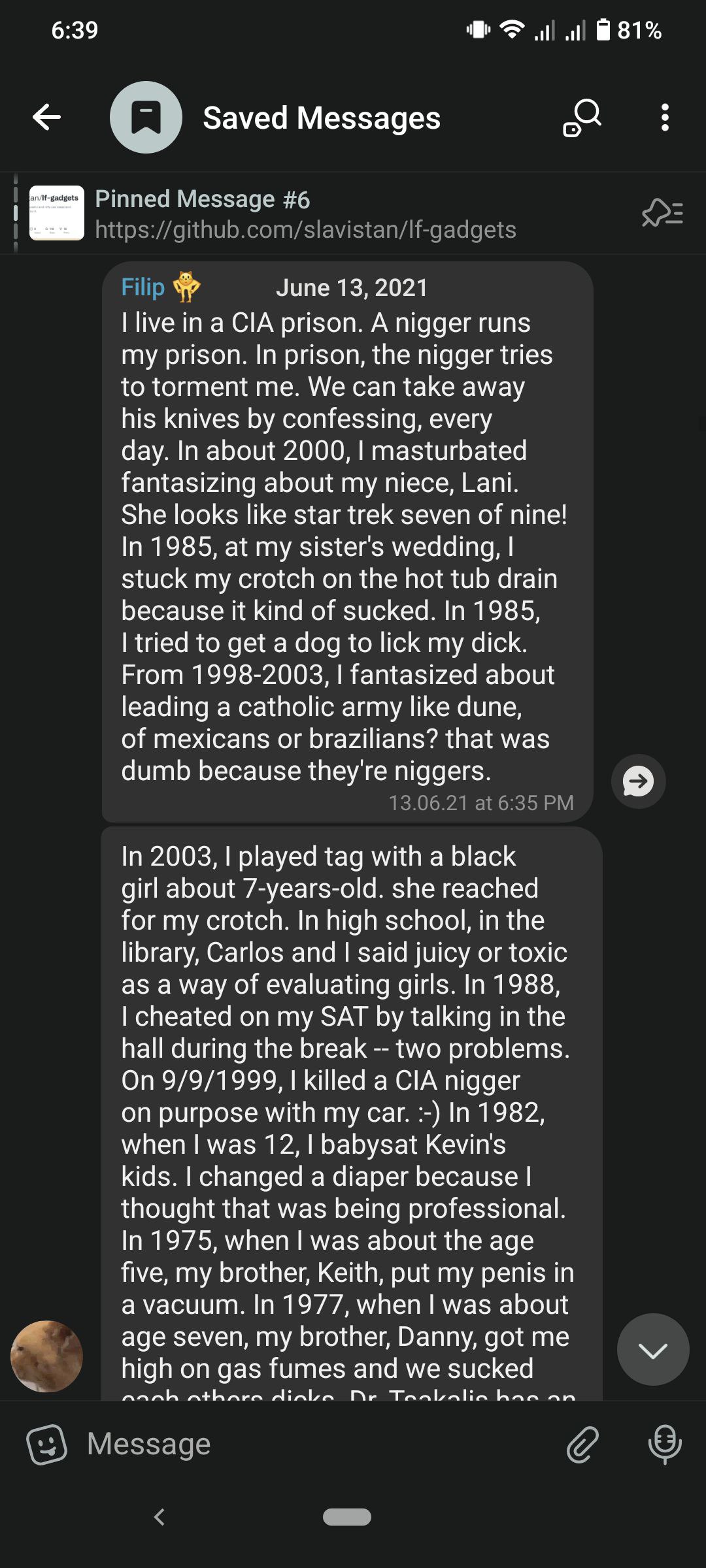 I think about future of that guy a lot
is he still tortured by niggers in CIA prison?
who knows..