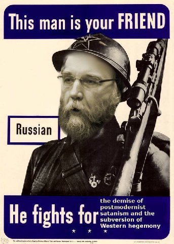 This man is yout FRIEND 5% a® 4 the demise of satanism and the postmodernist subversion of He for: ern hegemony