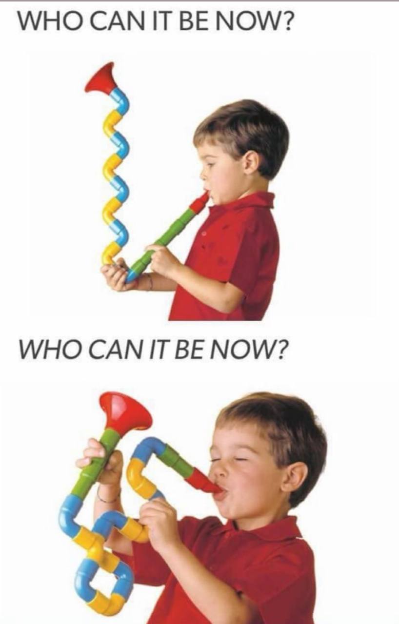 WHO CAN IT BE NOW? WHO CAN IT BE NOW?
