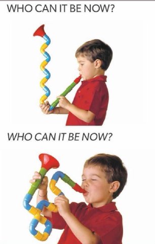WHO CAN IT BE NOW? WHO CAN IT BE NOW?