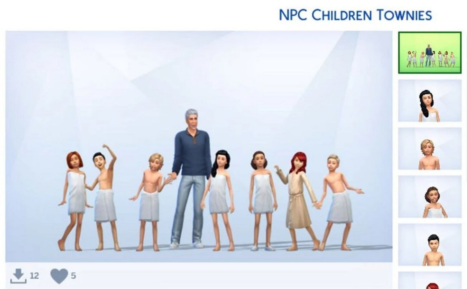 NPC CHILDREN TOWNIES