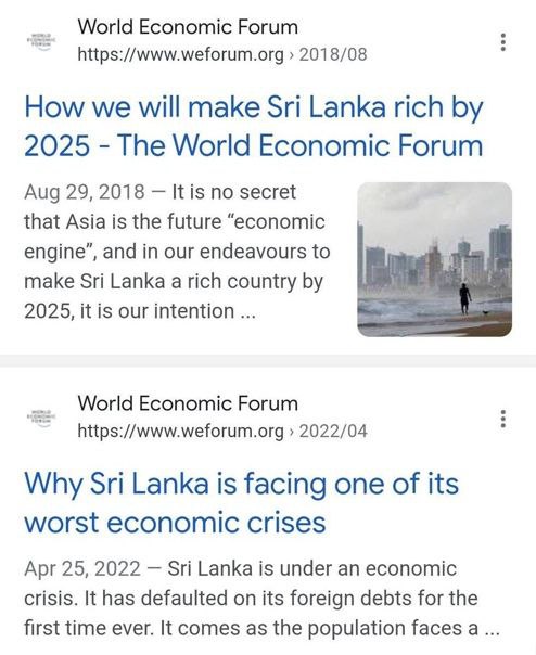 World Economic Forum https://www.weforum.org 2018/08 How we will make Sri Lanka rich 2025 The World Economic Forum Aug 29, 2018 It is no secret that Asia is the future “economic engine”, and in our en