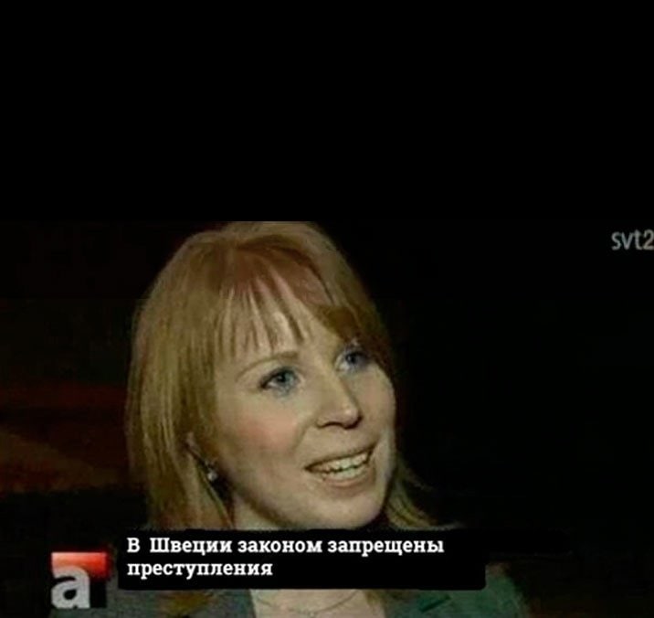 В Швеции законом запрещены преступления