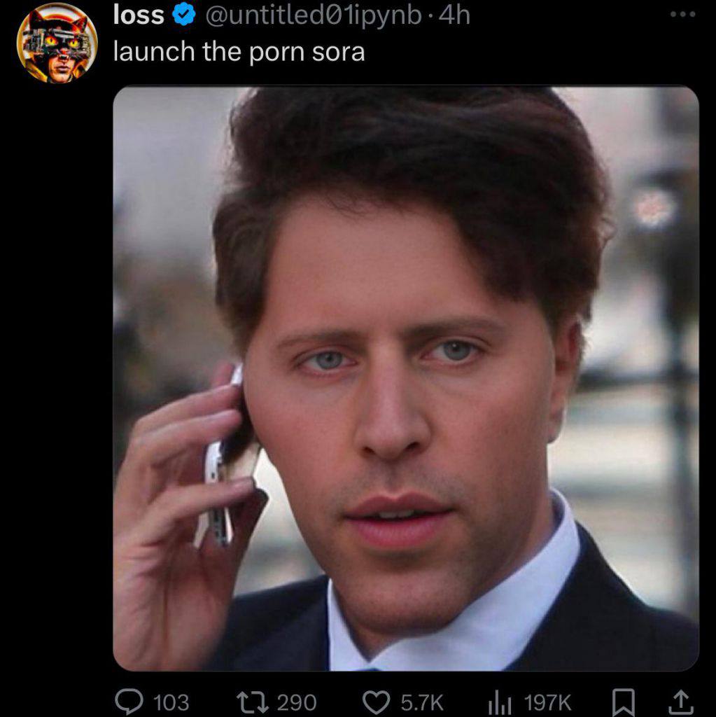 loss launch the porn sora