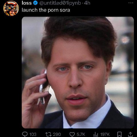 loss launch the porn sora