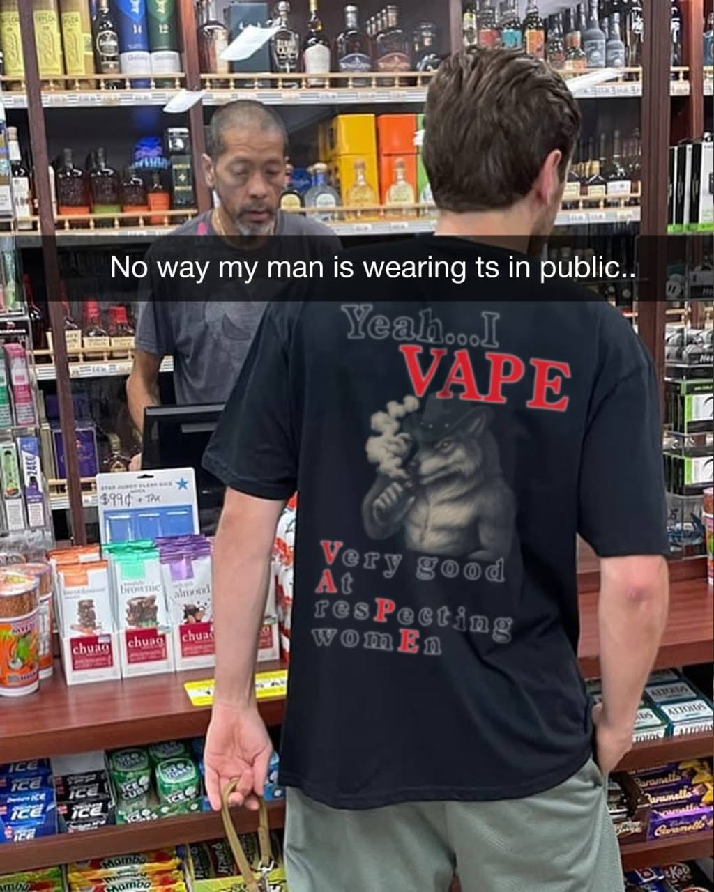 4 a No way my man is wearing in public..