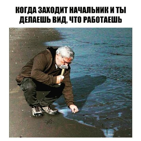 КОГДА ЗАХОДИТ НАЧАЛЬНИК ДЕЛАЕШЬ ВИД, ЧТО РАБОТАЕШЬ