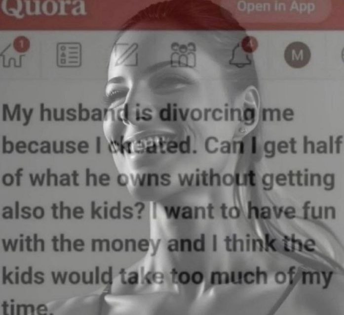пота Open in App husbar because half of what he getting also the kids? to have fun with the mone, and kids foo much offm time.