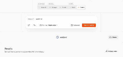 DISCOVER EXTRACT CRAWL Search и: Scrape Parse Map Crawl Format: Markdown Get code Start crawling acid.im/ Share Results No data found, please try again with different settings. Debug issue