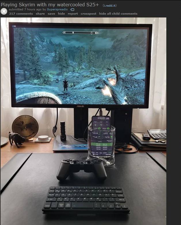 Playing Skyrim with my watercooled $25-+ submitted 7 hours ago Superspreadix 217 comments share save hide report hide all child comments 1 45 ith A с у A