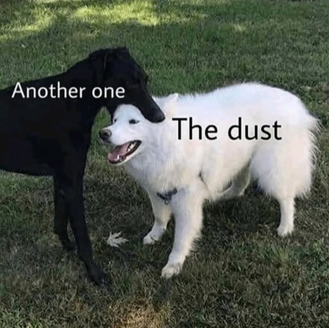 Another one The dust