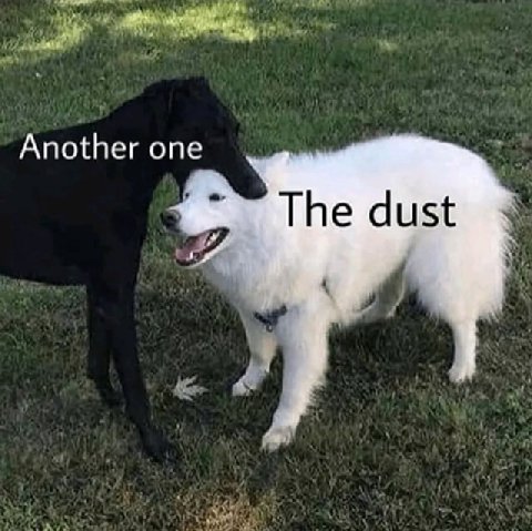 Another one The dust