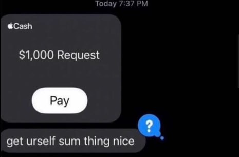 Годау $1,000 Request get urself sum thing nice