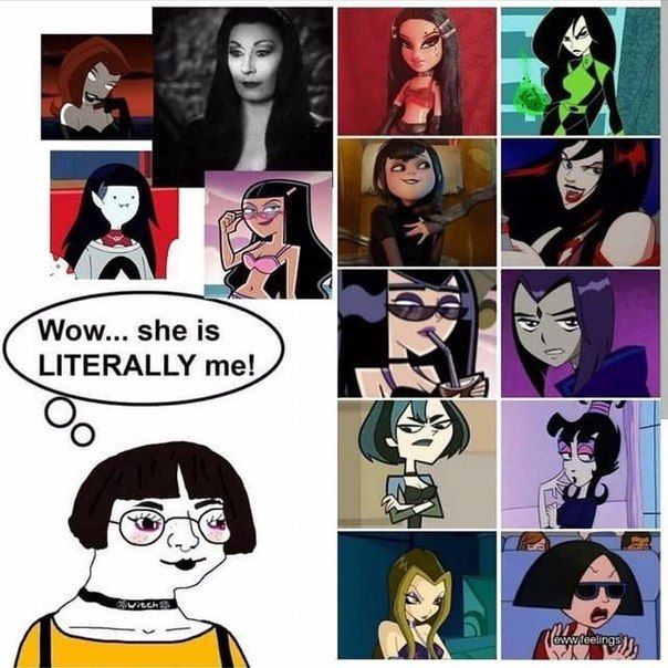 a! 1: Wow... she is LITERALLY me! 8