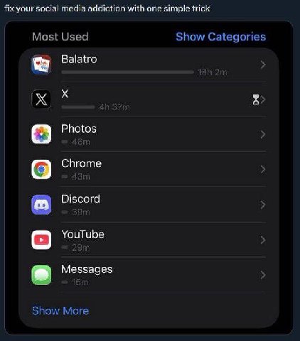fix your social media addiction with one simple trick Most Used Show Categories Balatro 0 Photos Chrome Discord YouTube Show More