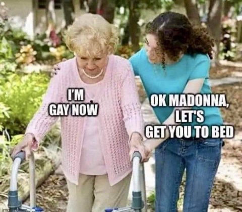 MADONNA LETS BED