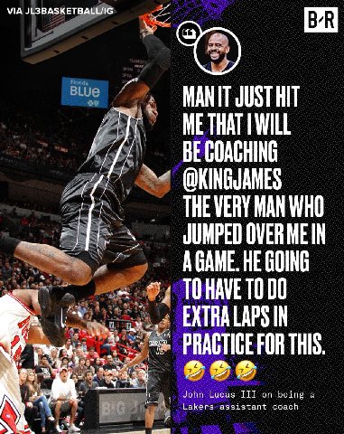 JL3BA BALL/ JUST HIT ME THAT WILL BE THE VERY MAN WHO JUMPED OVER MEIN АВАМЕ. HE GOING TOHAVETODO IN PRACTICE FOR THIS. 4 John III on being ers assistant coac
