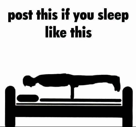 post this if you sleep like this