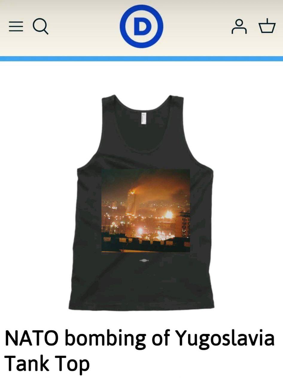 NATO bombing of Yugoslavia Tank Top