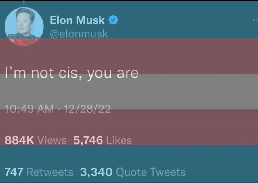 Elon Musk @elonmusk Views 5,746 Likes 747 Retweets 3,340 Quote Tweets