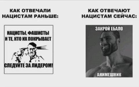 КАК ОТВЕЧАЛИ КАК ОТВЕЧАЮТ НАЦИСТАМ РАНЬШЕ: НАЦИСТАМ СЕЙЧАС: ЗАКРОЙ ЕБАЛО НАЦИСТЫ, ФАШИСТЫ ИТЕ, КТО ПОКРЫВАЕТ 7 ЗА ЛИДЕРОМ АНИМЕШНИК