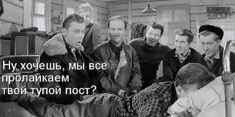 Ну хочешь, мы все пролайкаем твой тупой пост?