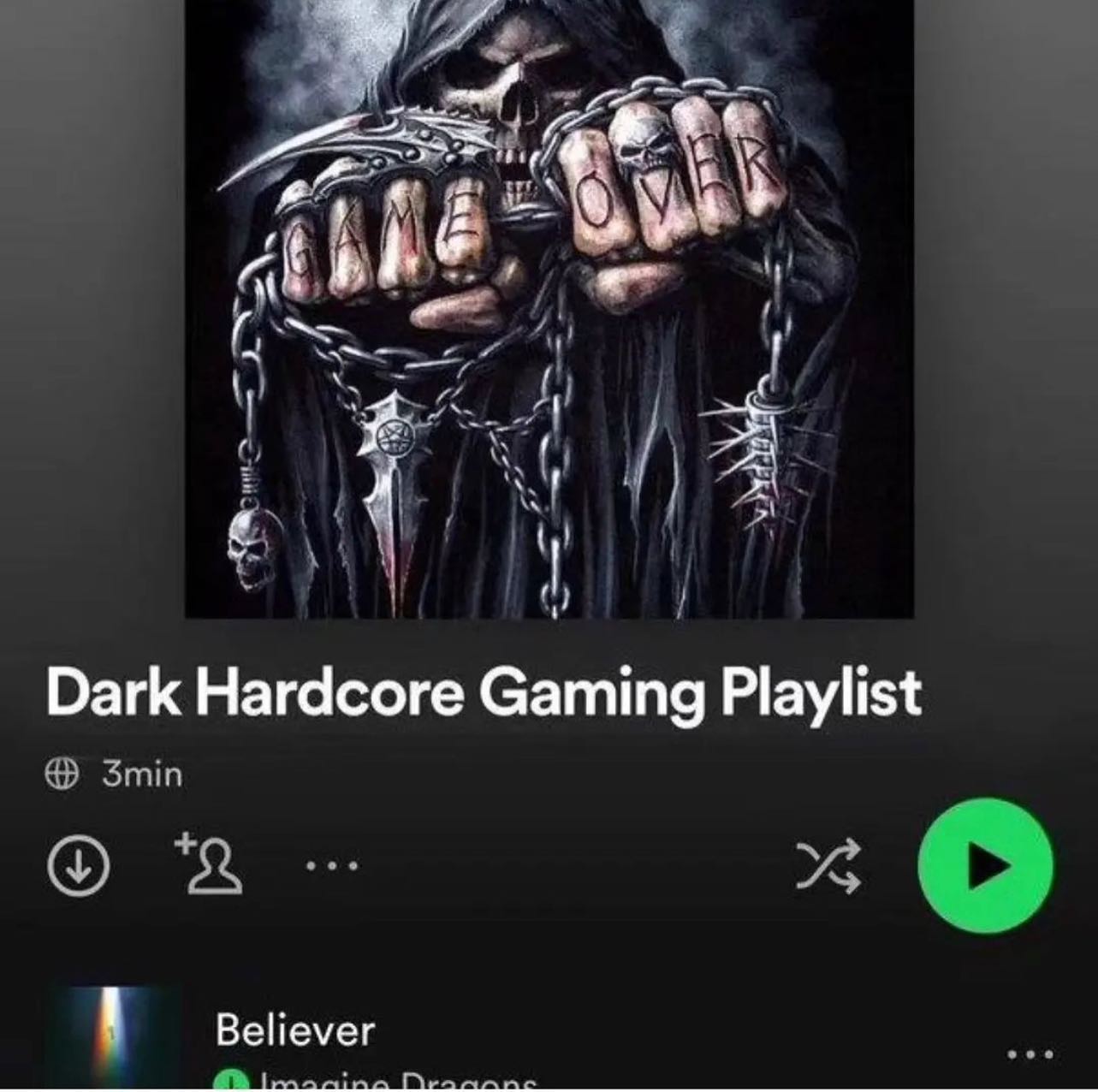 Dark Hardcore Gaming Playlist Believer