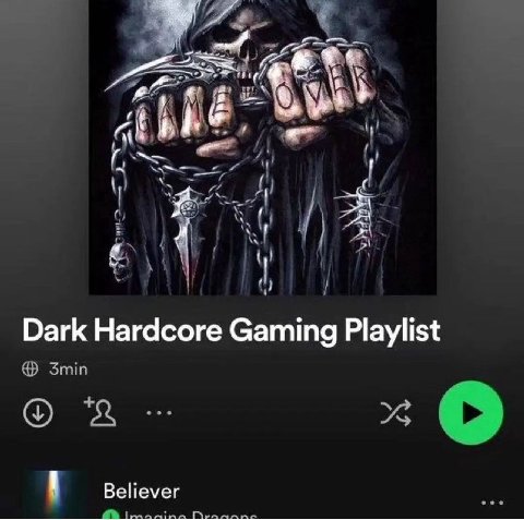Dark Hardcore Gaming Playlist Believer