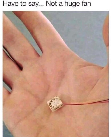 ave to Not a huge fan