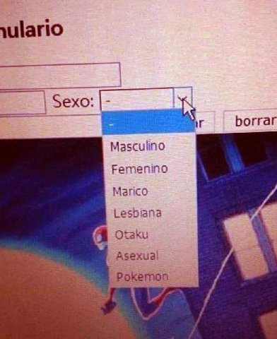 Sexo: Боггаг Masculino Femenino Marico Lesbiana Otaku Asexual