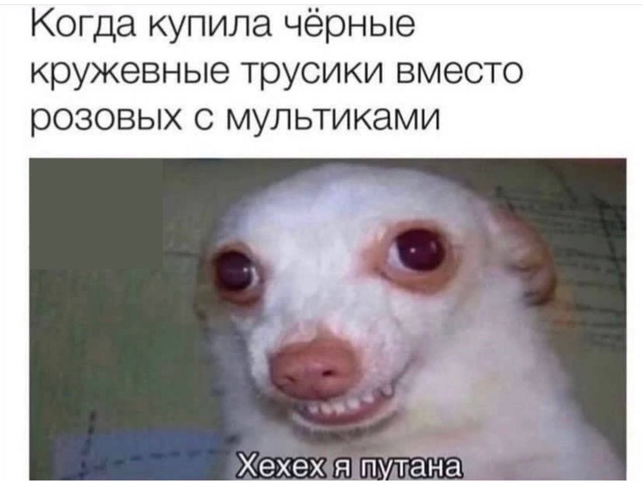 Когда купила чёрные кружевные трусики вместо розовых с мультиками