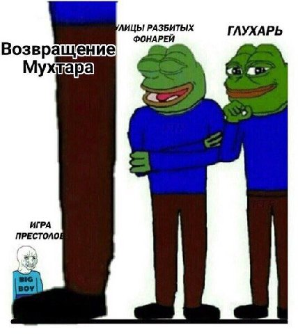 РАЗБИТЫХ ГЛУХАРЬ ФОНАРЕИ Возвращение Мухтара ИГРА ПРЕСТОЛОЕ
