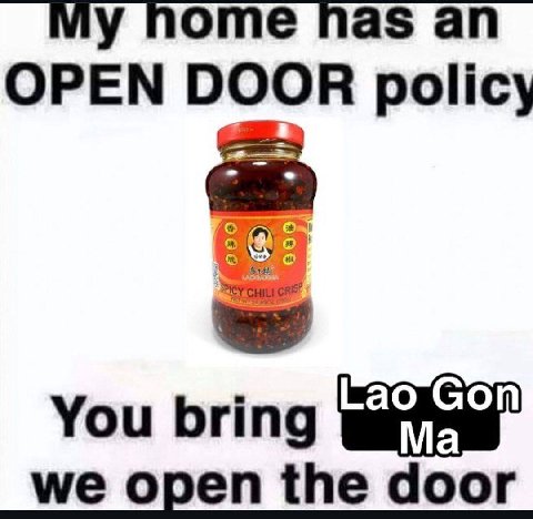 My home nas OPEN DOOR policy You we open the door