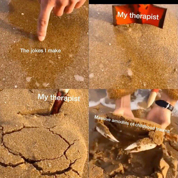7 My therapist 3 The jokes make Vary у не у у. 4 a My ‘thier ато Unts OF oer к. 4 a У 7