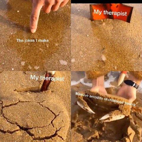 7 My therapist 3 The jokes make Vary у не у у. 4 a My ‘thier ато Unts OF oer к. 4 a У 7