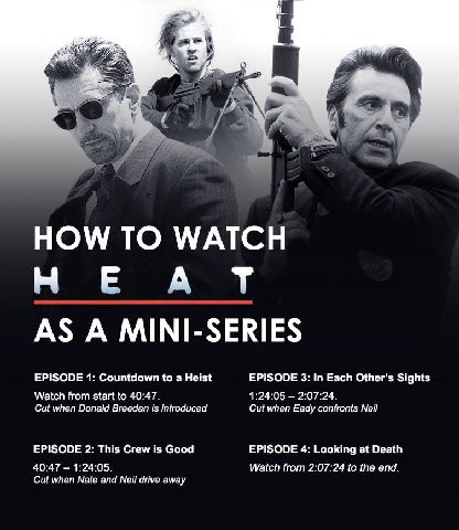 4 EPISODE 1: Countdown to a Heist EPISODE 3: In Each Other’s Sights Watch from start to 40:47. 1:24:05 2:07:24. Cut when Donald Вгеедап is introduced Cut when Eady confronts Neil EPISODE 2: This Crew 