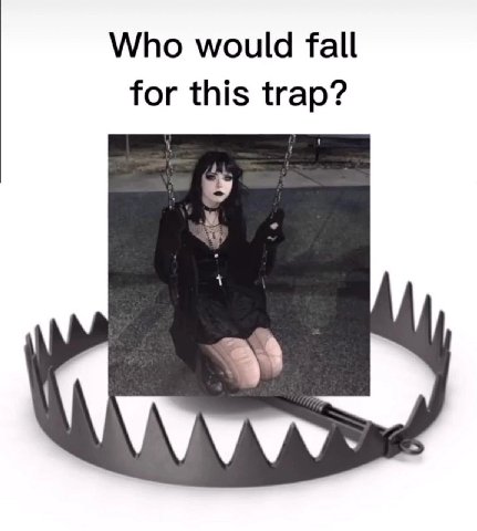 Who would fall for this trap?