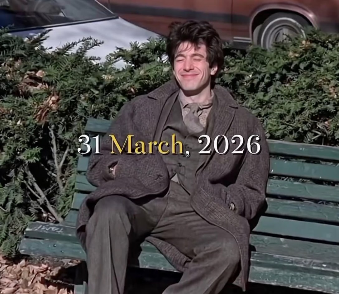 31 March, 2026
