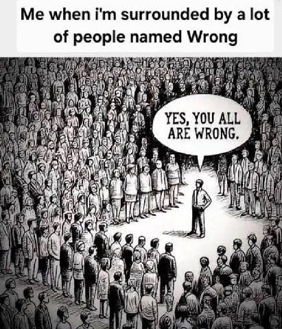 when surrounded a lot of people named Wrong YES, YOU ALL ARE WRONG. 3 2; с В