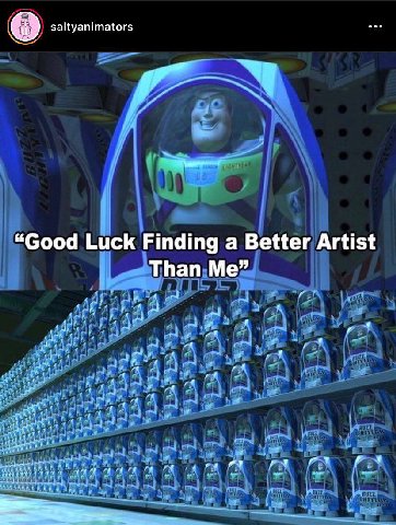 saltyanimators “Good Luck Finding a Better Artist Than Me”