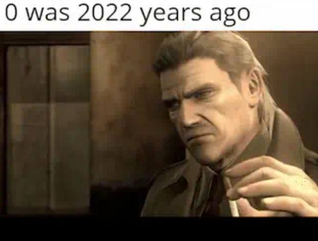 О was 2022 years ago