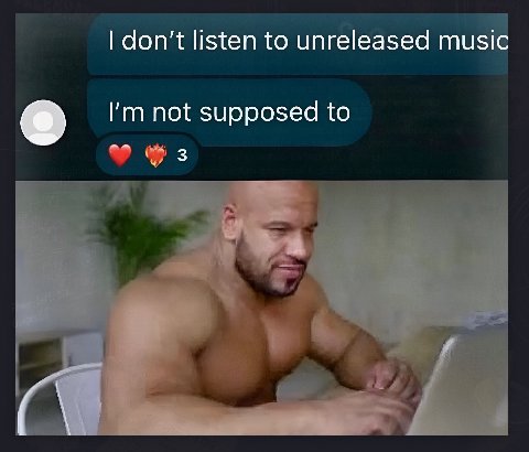 don't listen to unreleased music not supposed to 3