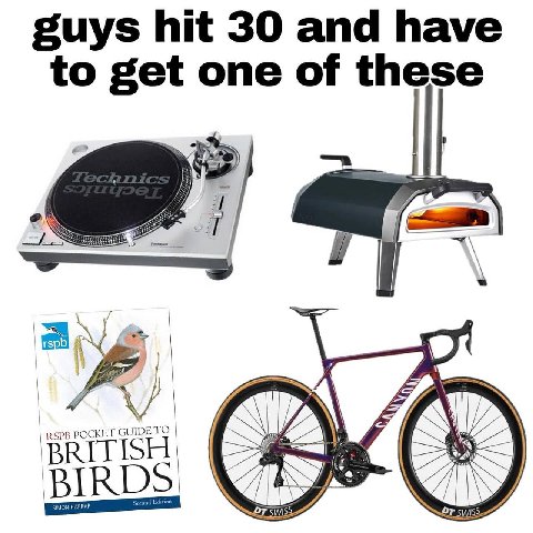 guys hit 30 and have to get one of these ISH