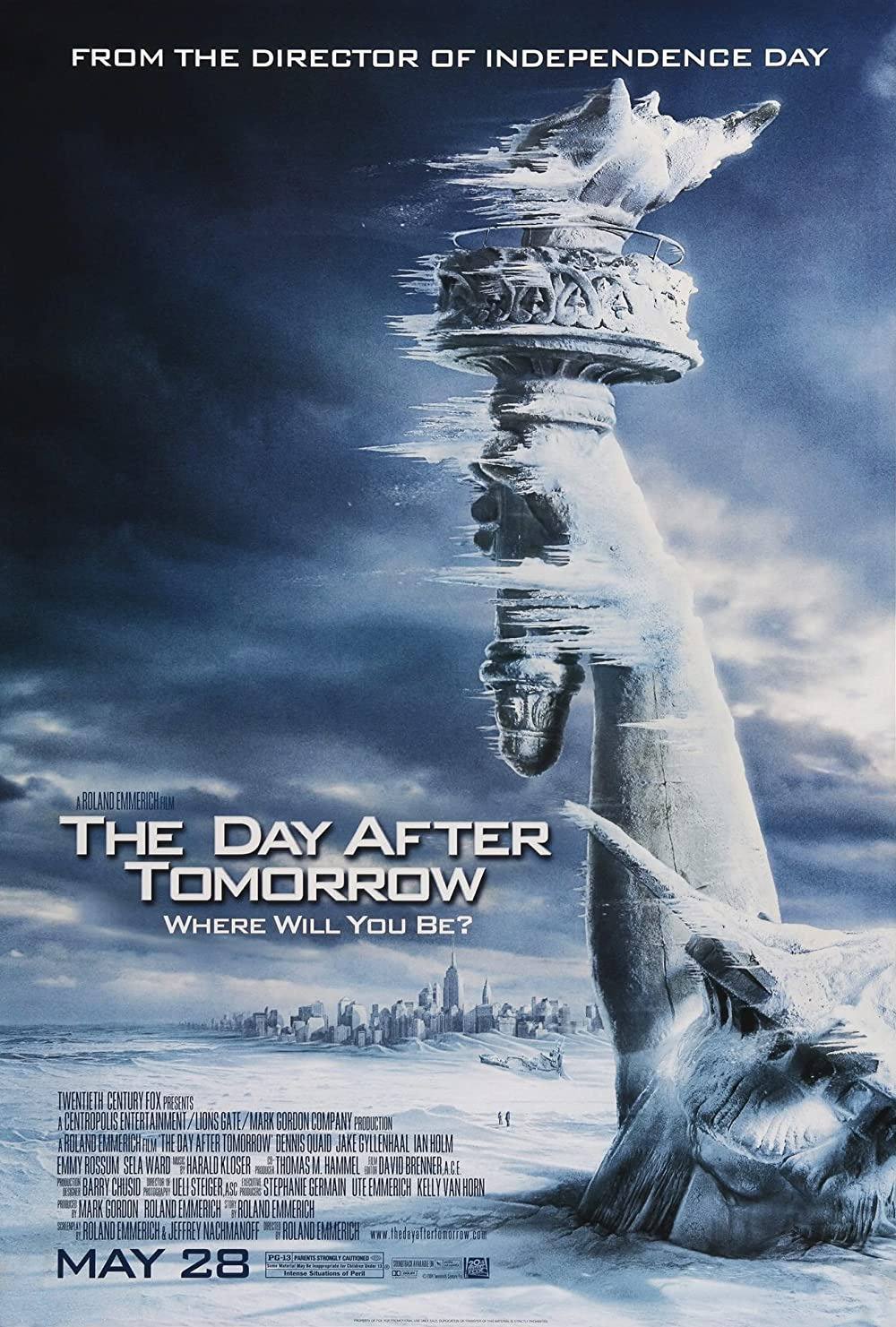 Послезавтра (2004)

Еще одно разрушение Америки от главного кино-террориста Голливуда Роланда Эммериха ощущается как большая кино-открытка Элу Гору. Собрав добротный актерский состав, Роланд запускает