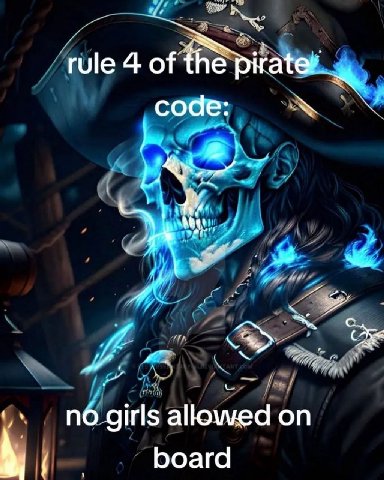 rule 4 of the code girls allowed on board