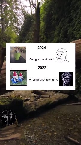 ах. be) Another gnome classic her Yes, gnome video !! М